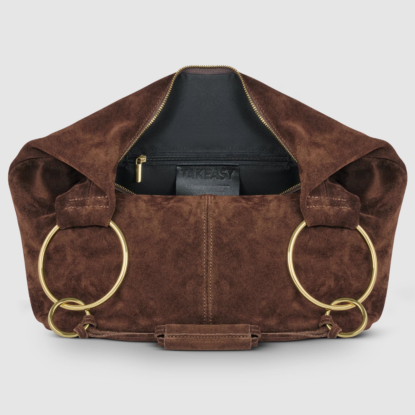 Italian Genuine Suede Hobo Bag 272510 TAKEASY