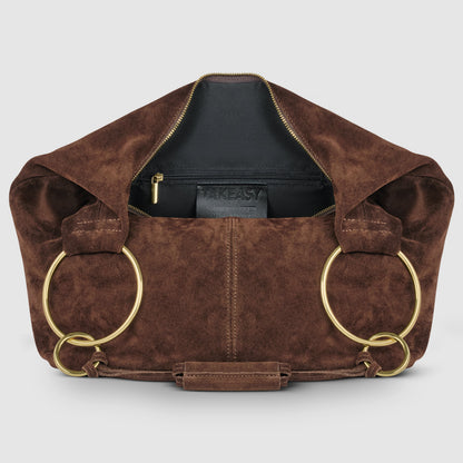 Italian Genuine Suede Hobo Bag 272510 TAKEASY