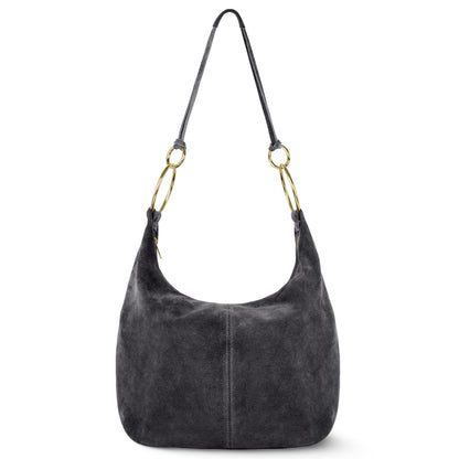 Italian Genuine Suede Hobo Bag 272510 TAKEASY