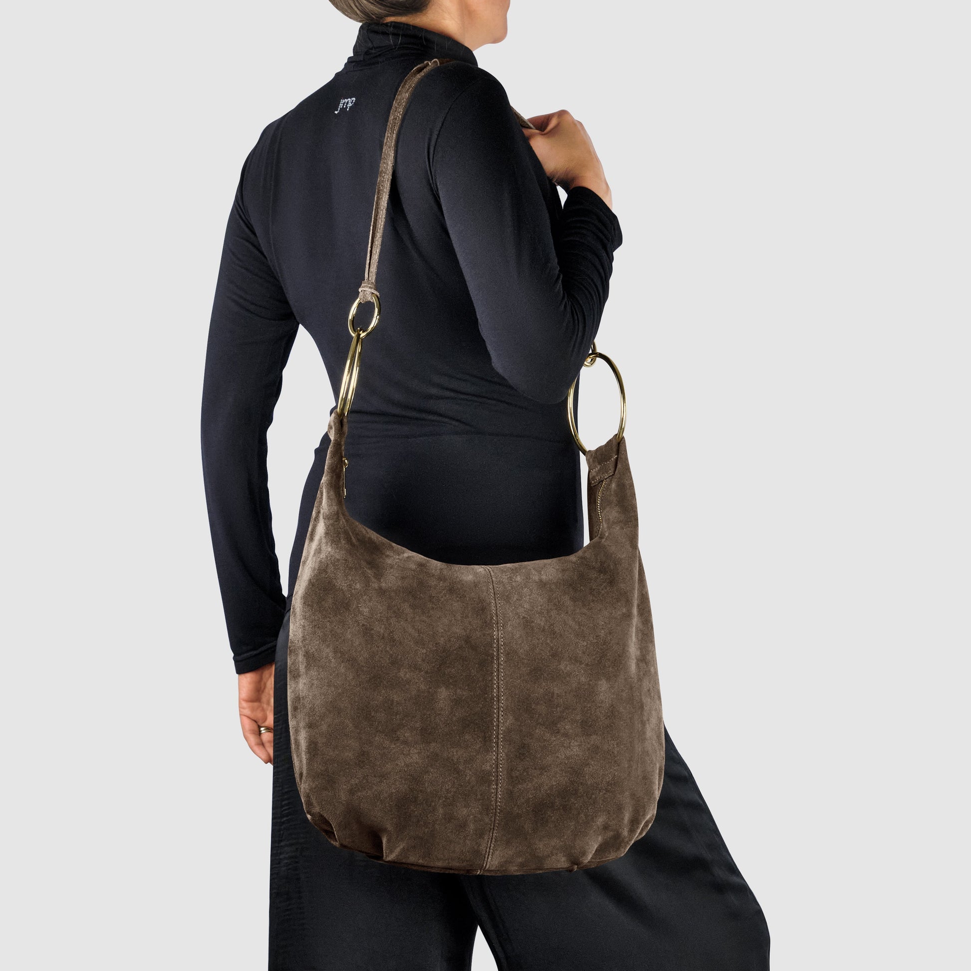 Italian Genuine Suede Hobo Bag 272510 TAKEASY