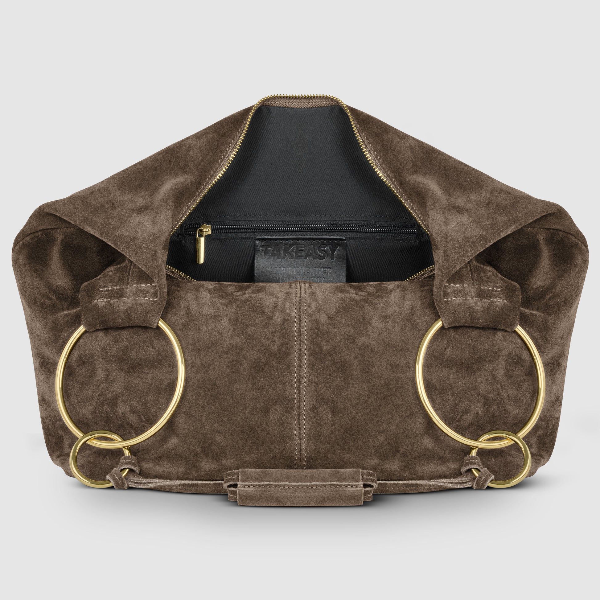 Italian Genuine Suede Hobo Bag 272510 TAKEASY