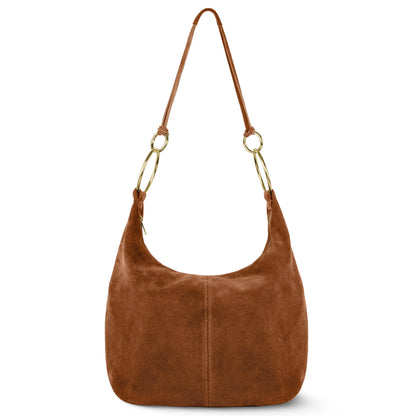 Italian Genuine Suede Hobo Bag 272510 TAKEASY