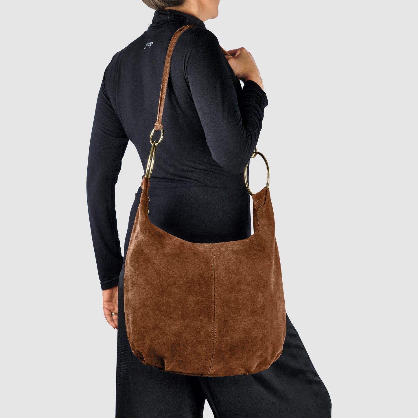 Italian Genuine Suede Hobo Bag 272510 TAKEASY