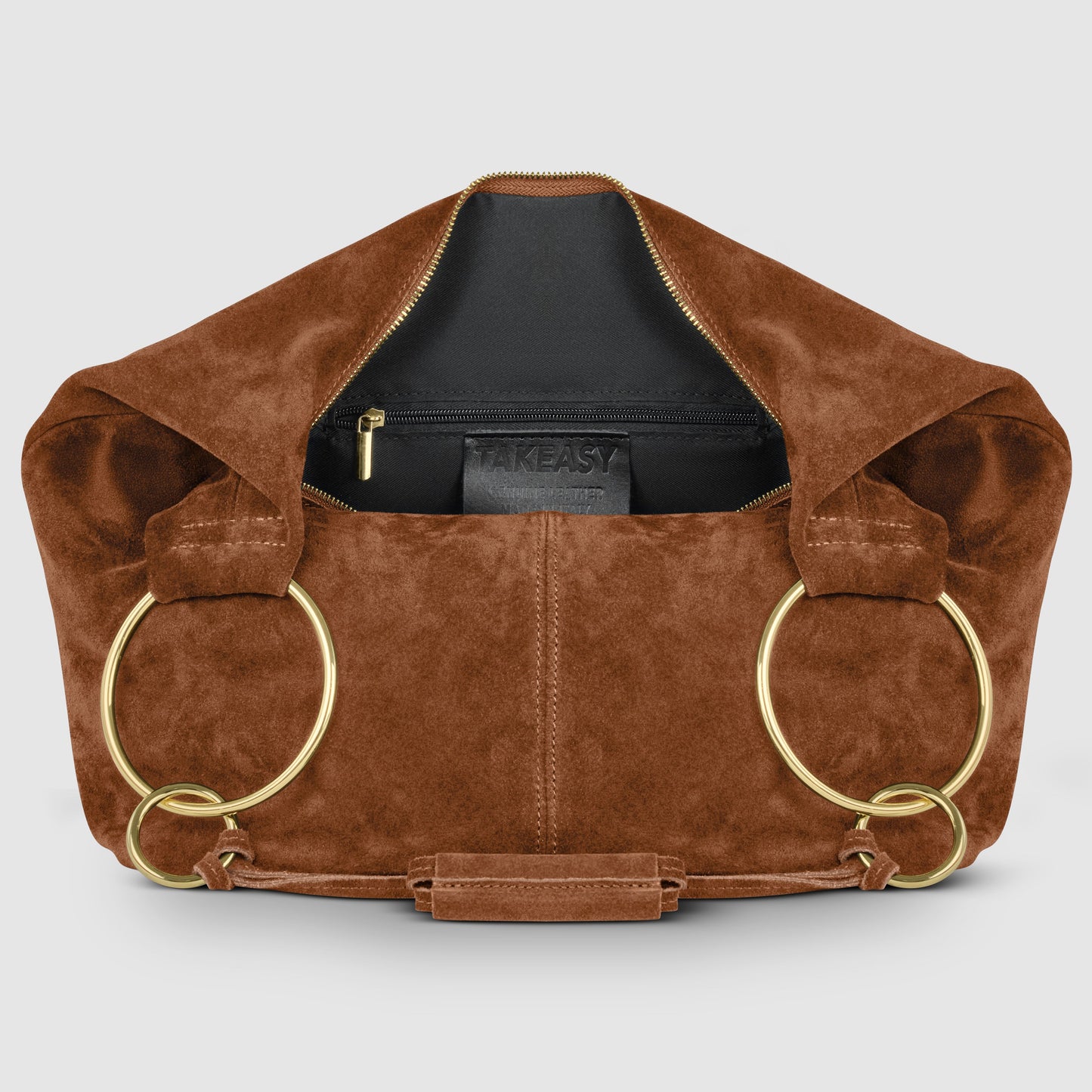 Italian Genuine Suede Hobo Bag 272510 TAKEASY