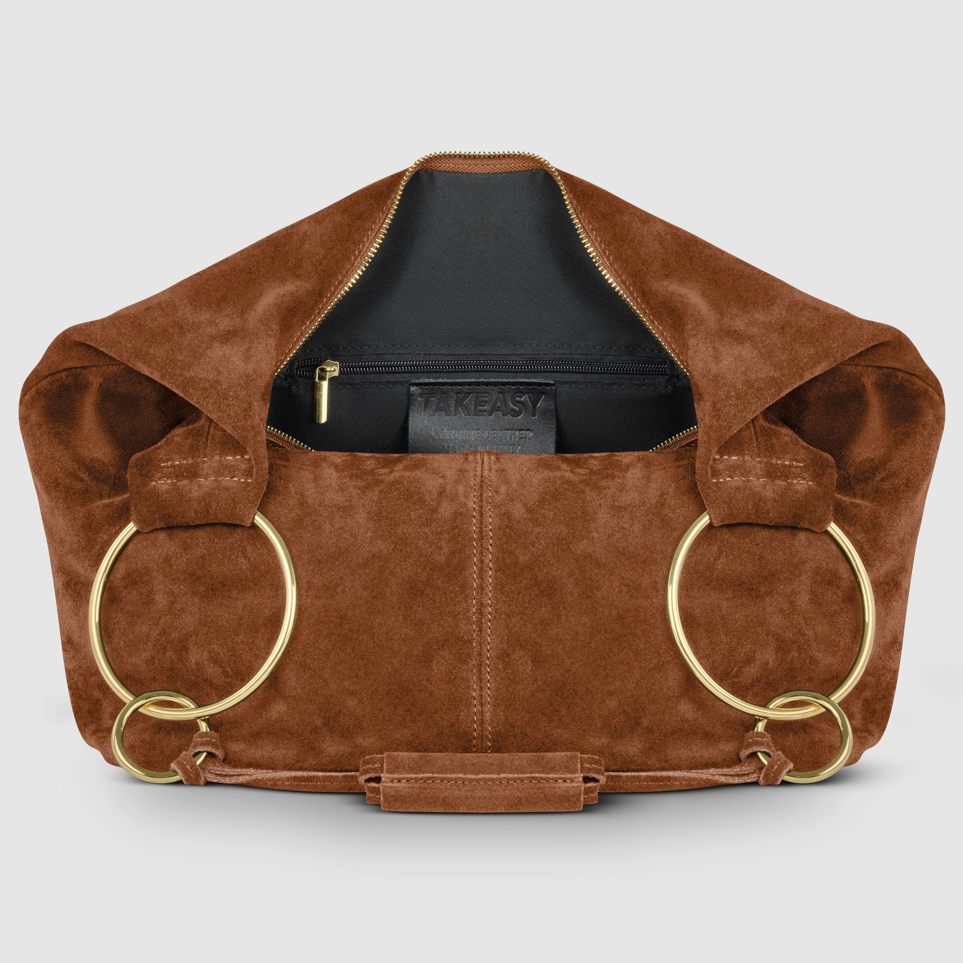 Italian Genuine Suede Hobo Bag 272510 TAKEASY