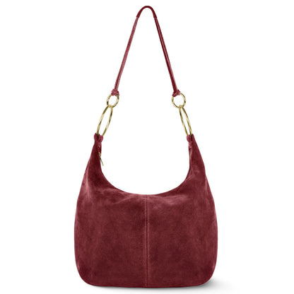 Italian Genuine Suede Hobo Bag 272510 TAKEASY