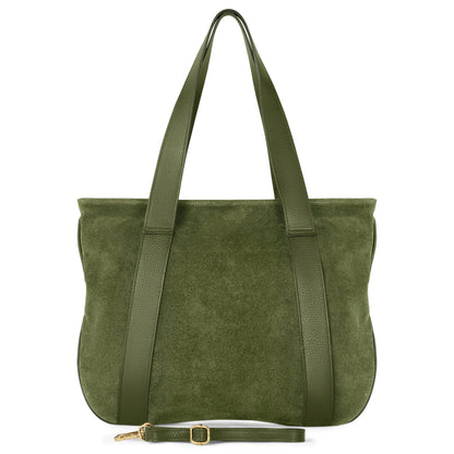 Italian Genuine Suede Satchel Bag 282613 TAKEASY