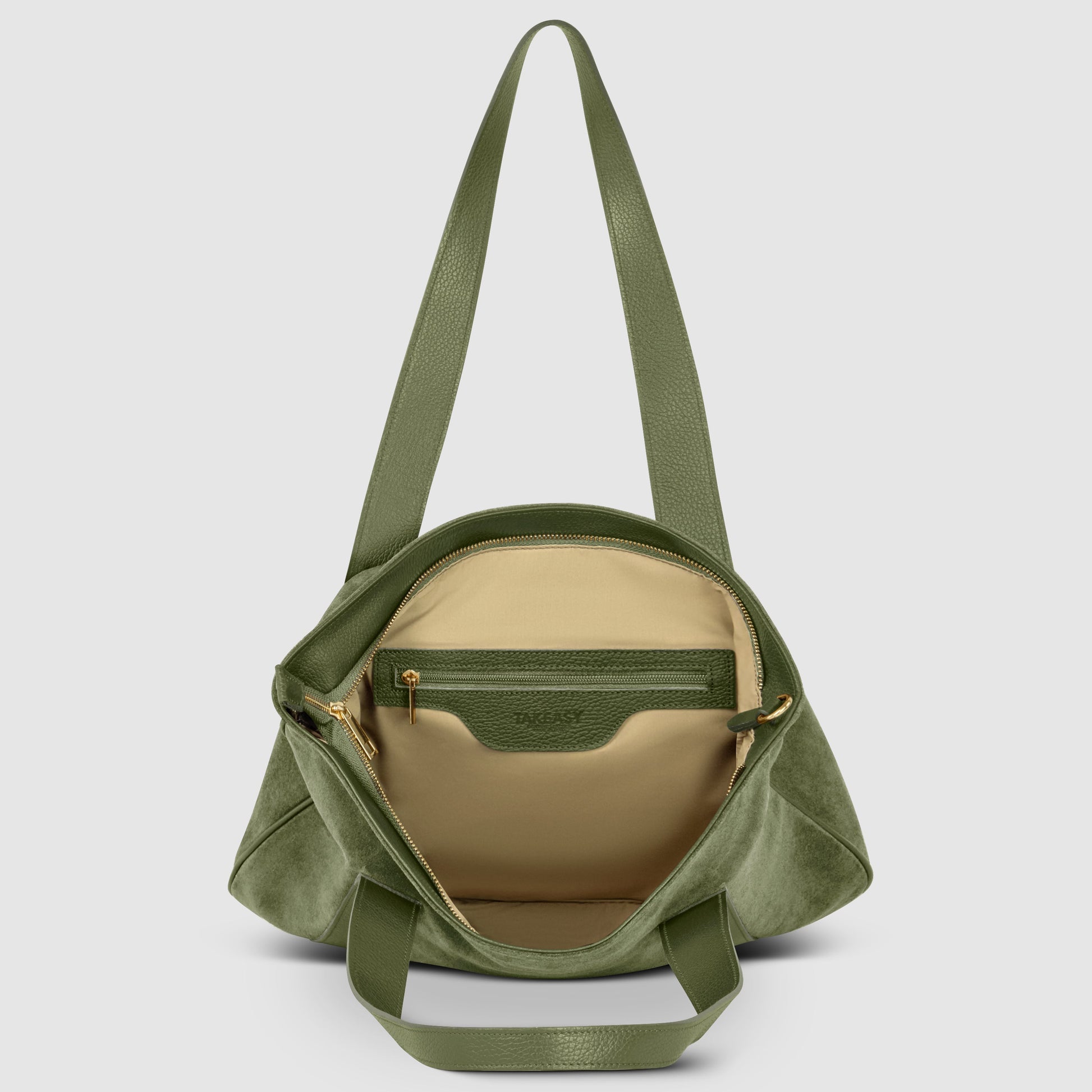 Italian Genuine Suede Satchel Bag 282613 TAKEASY