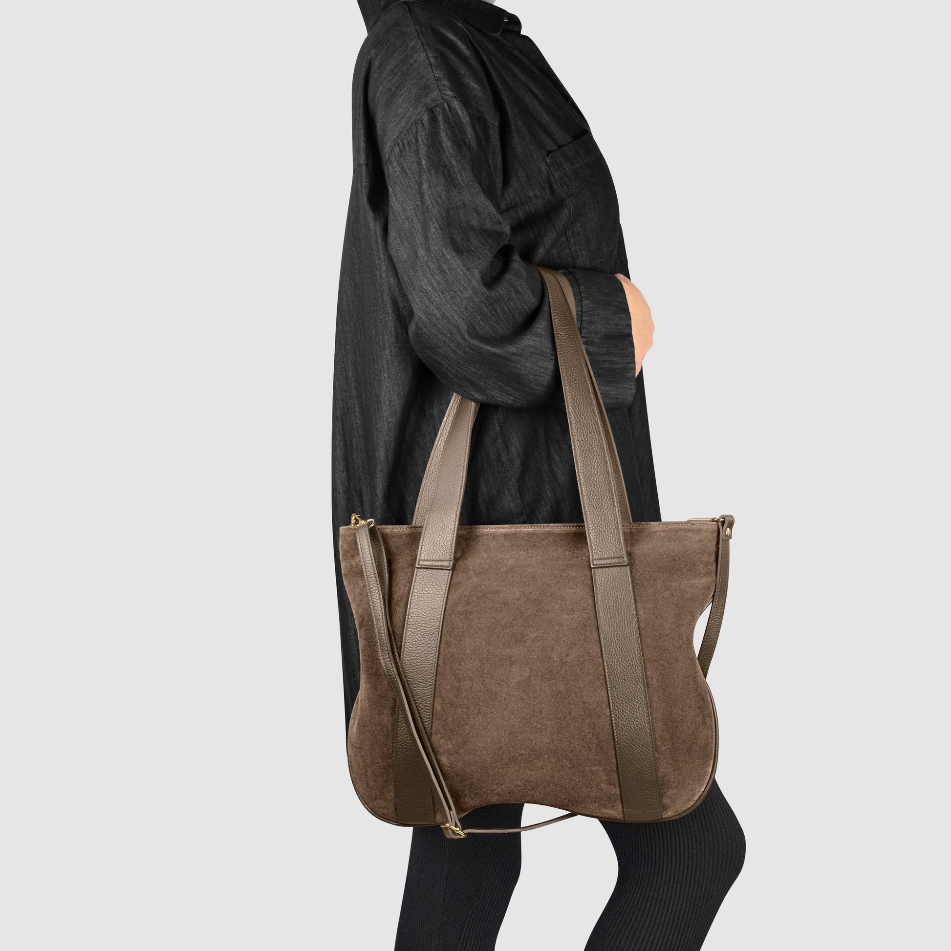 Italian Genuine Suede Satchel Bag 282613 TAKEASY
