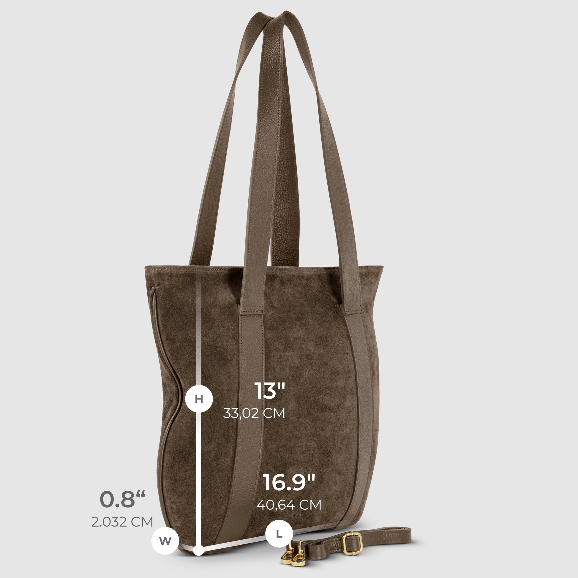 Italian Genuine Suede Satchel Bag 282613 TAKEASY