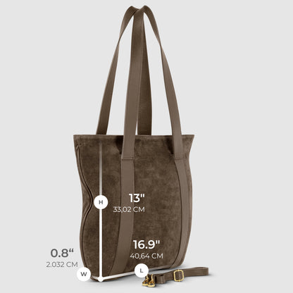 Italian Genuine Suede Satchel Bag 282613 TAKEASY