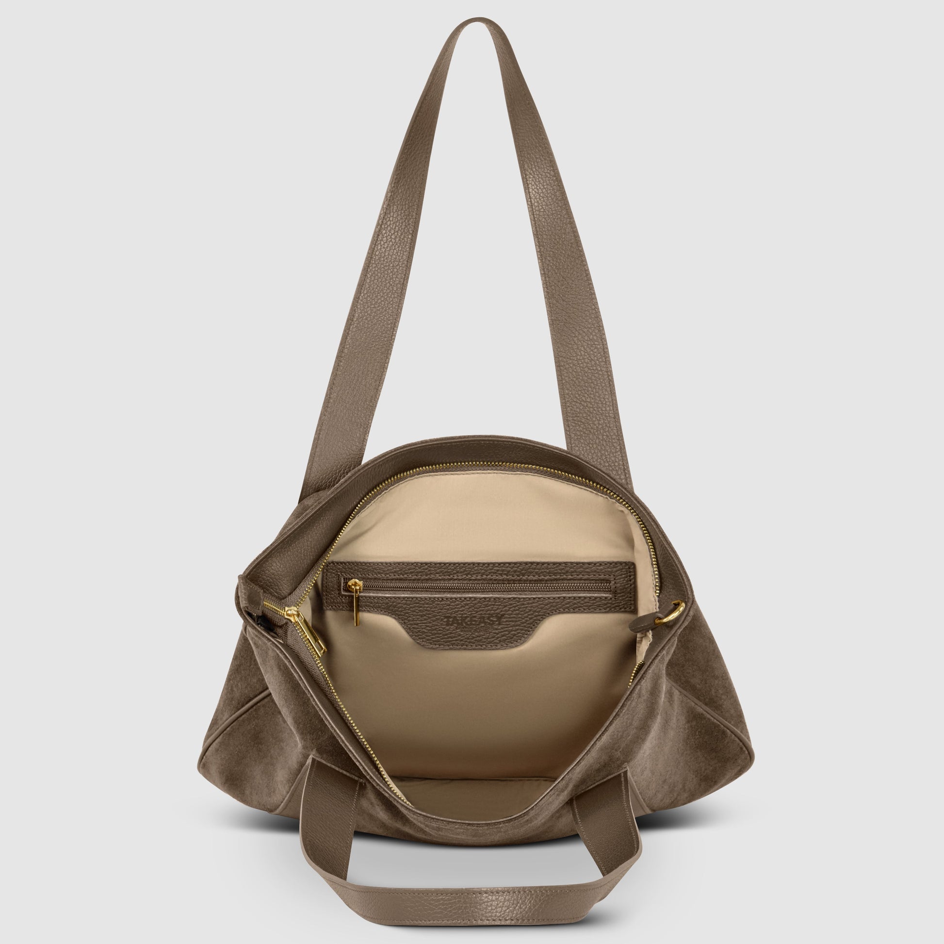 Italian Genuine Suede Satchel Bag 282613 TAKEASY