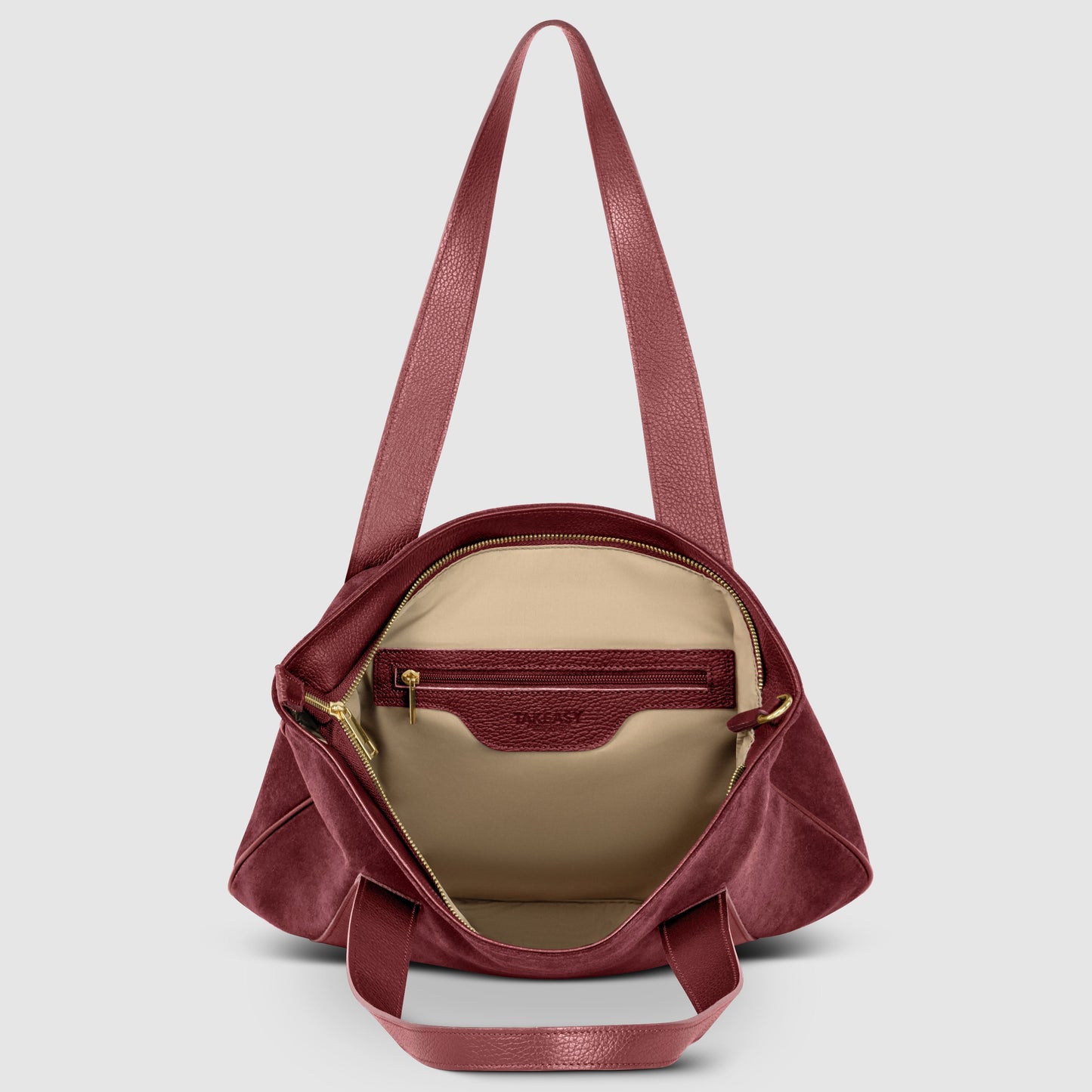 Italian Genuine Suede Satchel Bag 282613 TAKEASY