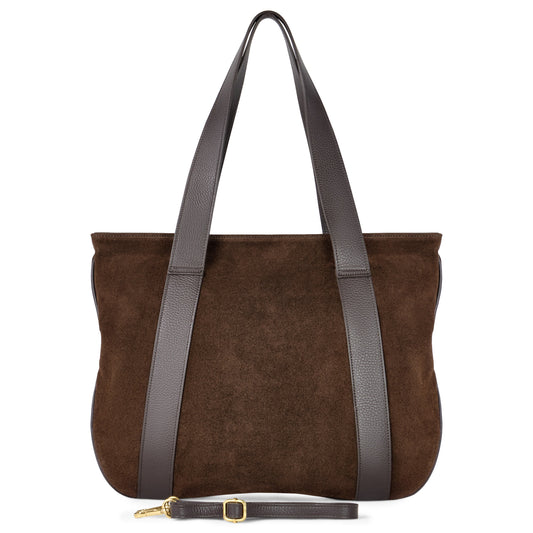 Italian Genuine Suede Satchel Bag 282613 TAKEASY