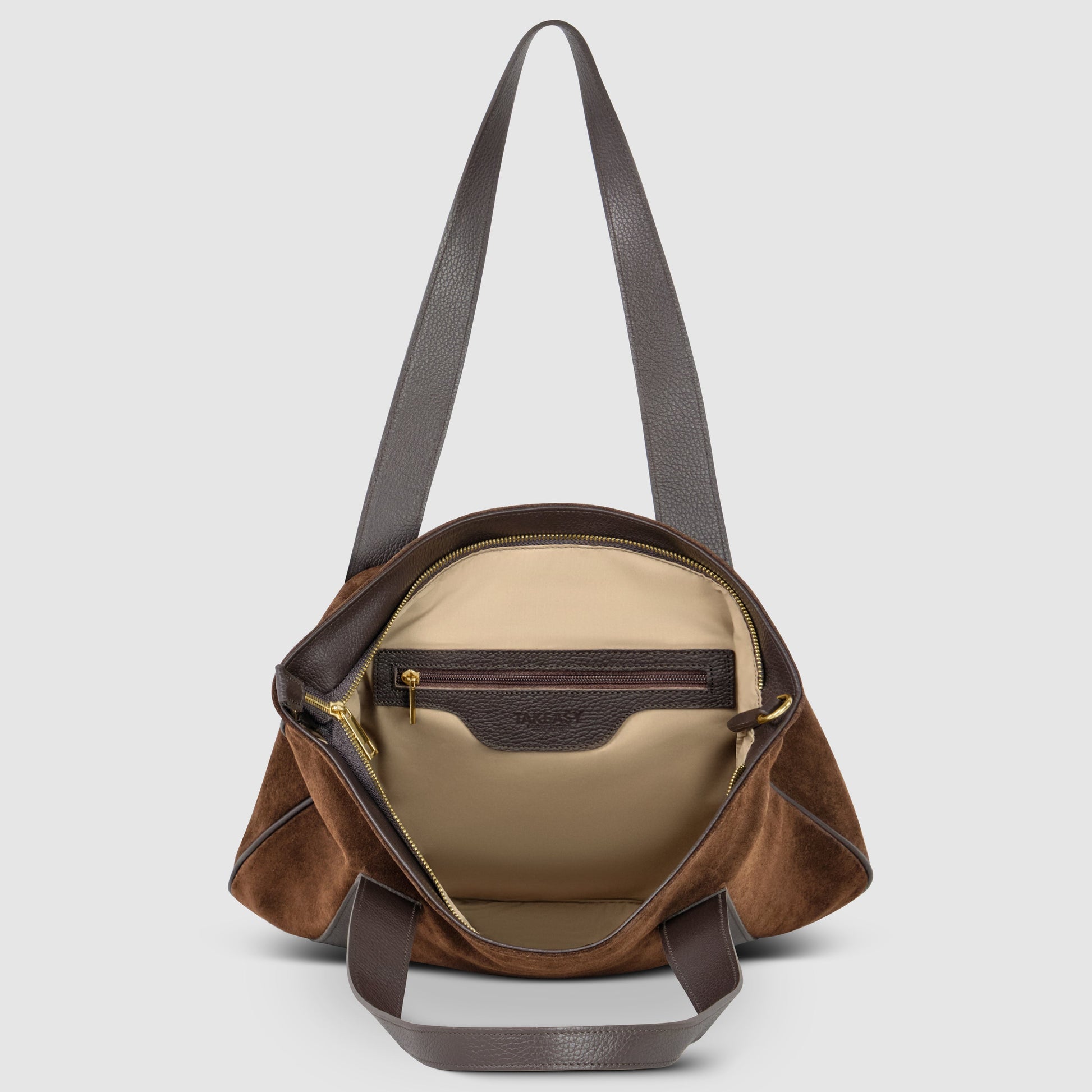 Italian Genuine Suede Satchel Bag 282613 TAKEASY