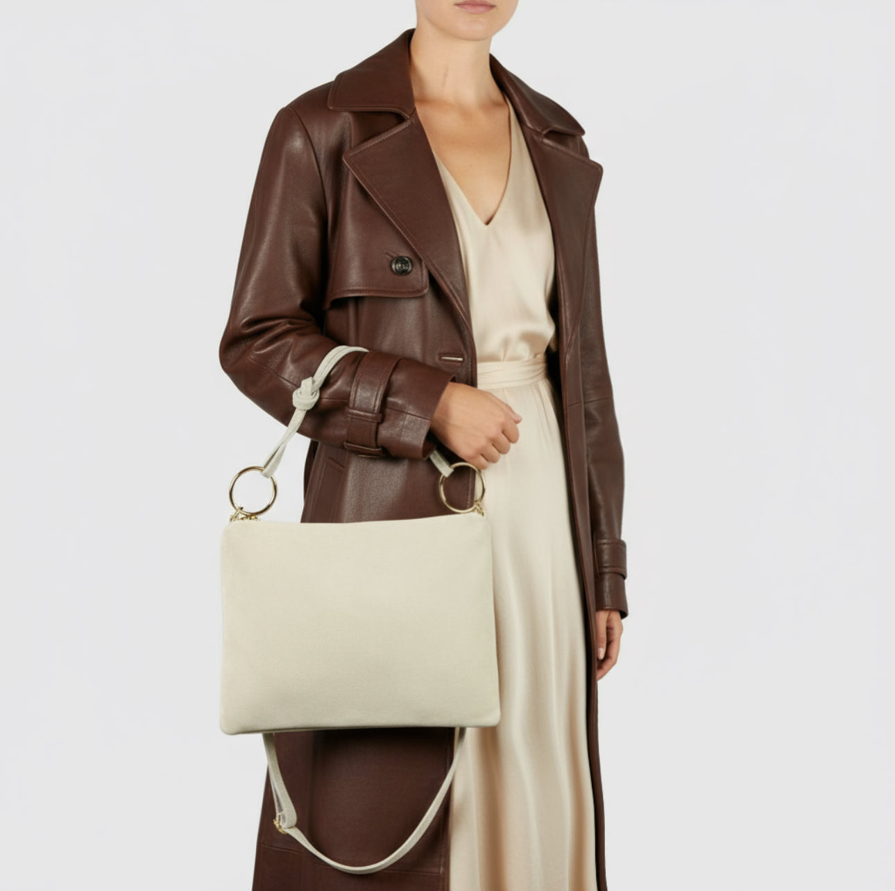 Italian Genuine Suede Shoulder Bag 171551 TAKEASY