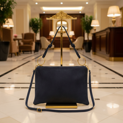 Italian Genuine Suede Shoulder Bag 171551 TAKEASY