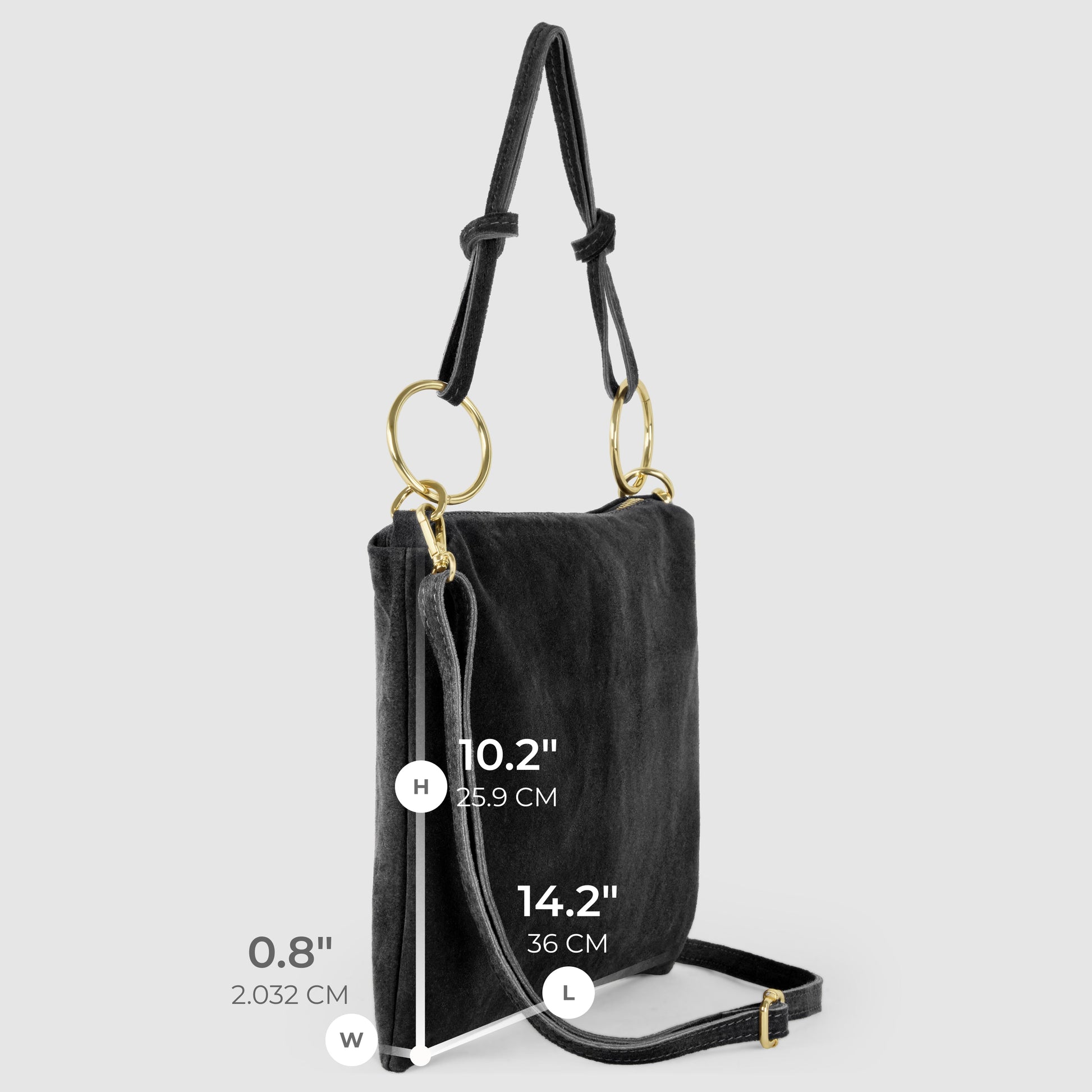 Italian Genuine Suede Shoulder Bag 171551 TAKEASY