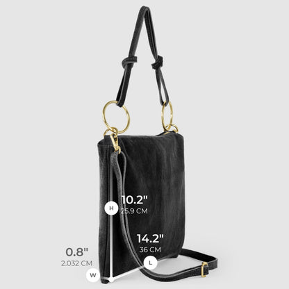 Italian Genuine Suede Shoulder Bag 171551 TAKEASY