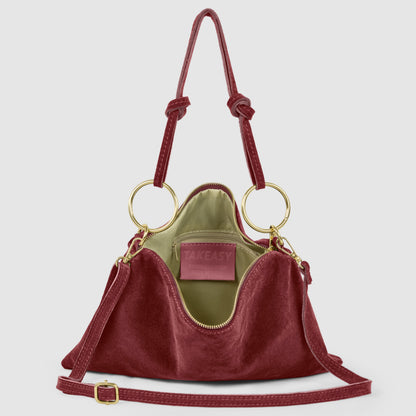 Italian Genuine Suede Shoulder Bag 171551 TAKEASY