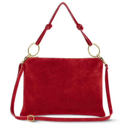 Italian Genuine Suede Shoulder Bag 171551 TAKEASY