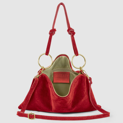 Italian Genuine Suede Shoulder Bag 171551 TAKEASY