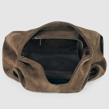 Italian Genuine Suede Shoulder Bag 312940 TAKEASY