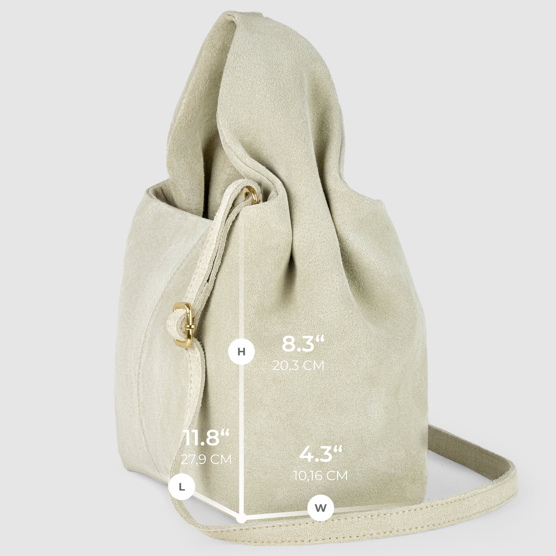 Italian Genuine Suede Shoulder Bag 312940 TAKEASY