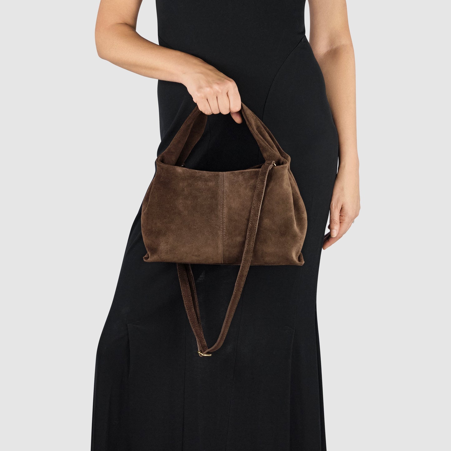 Italian Genuine Suede Shoulder Bag 312940 TAKEASY