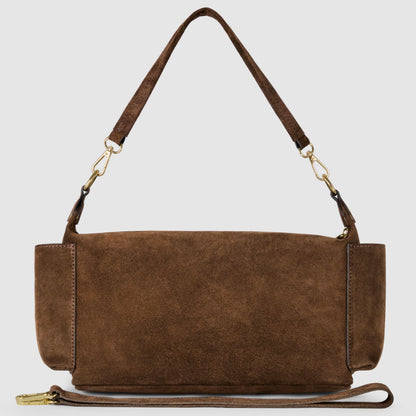 Italian Genuine Suede Shoulder Bag 323040 TAKEASY