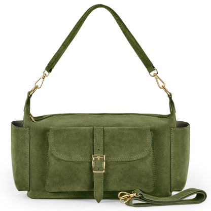 Italian Genuine Suede Shoulder Bag 323040 TAKEASY