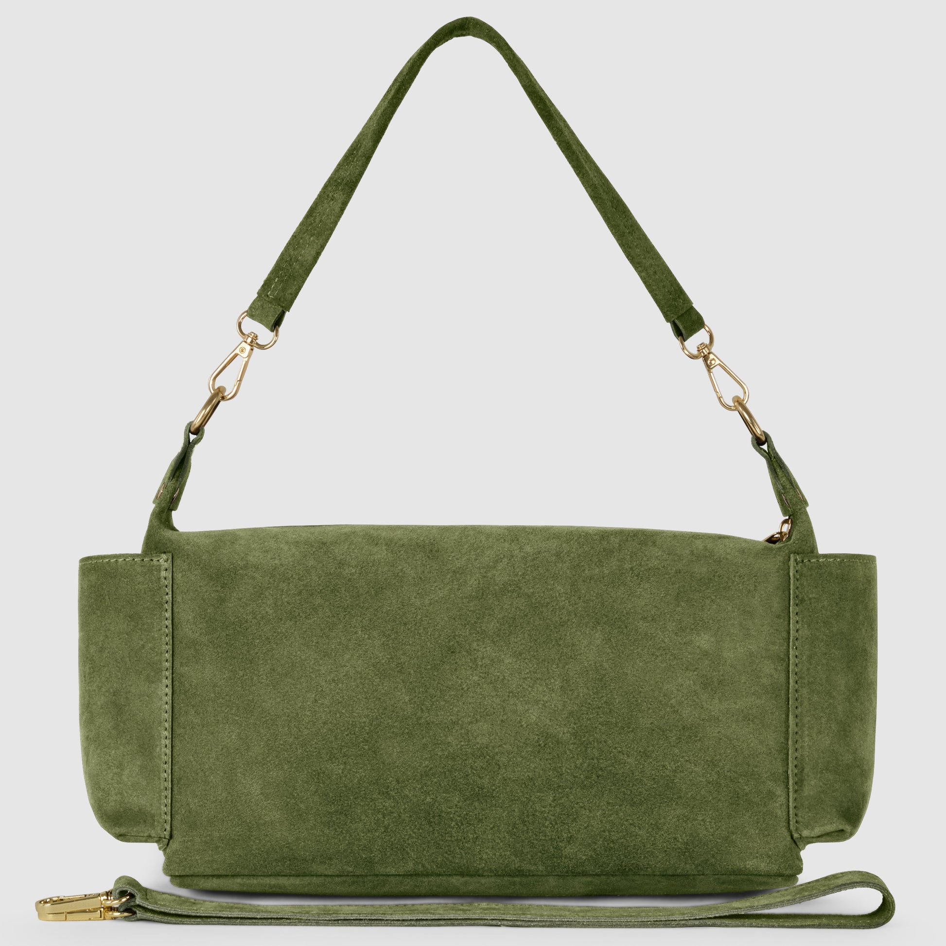 Italian Genuine Suede Shoulder Bag 323040 TAKEASY