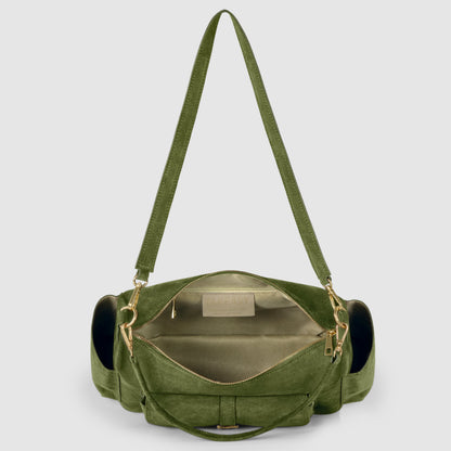 Italian Genuine Suede Shoulder Bag 323040 TAKEASY