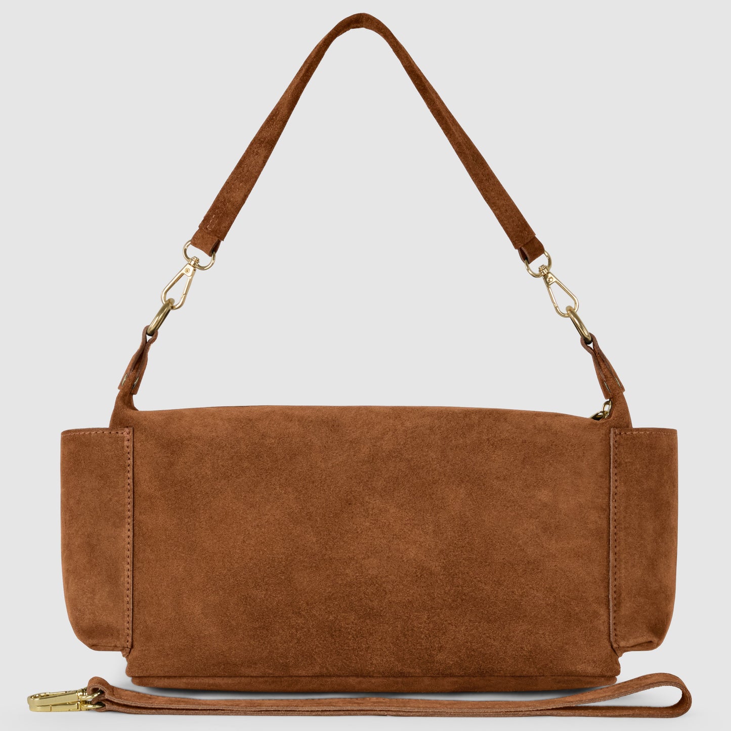 Italian Genuine Suede Shoulder Bag 323040 TAKEASY