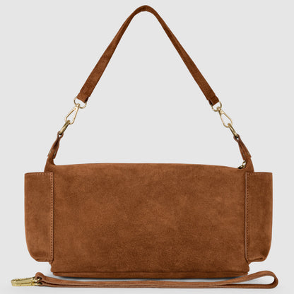 Italian Genuine Suede Shoulder Bag 323040 TAKEASY