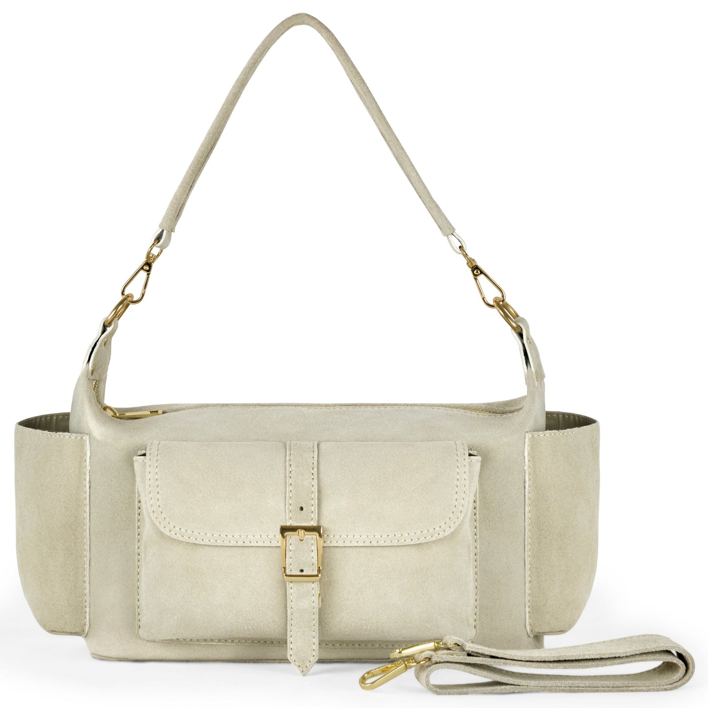Italian Genuine Suede Shoulder Bag 323040 TAKEASY