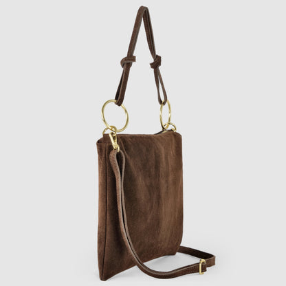 Italian Genuine Suede Shoulder Bag 171551 TAKEASY