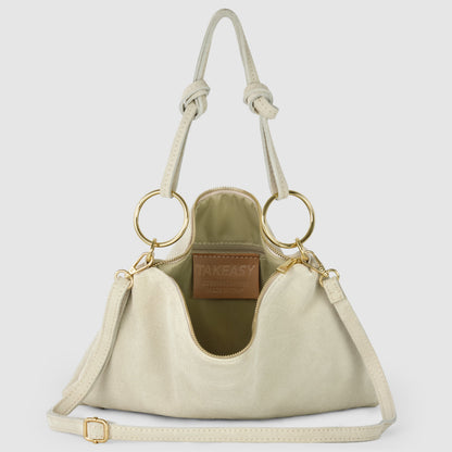 Italian Genuine Suede Shoulder Bag 171551 TAKEASY
