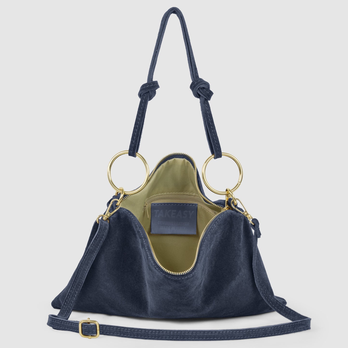 Italian Genuine Suede Shoulder Bag 171551 TAKEASY