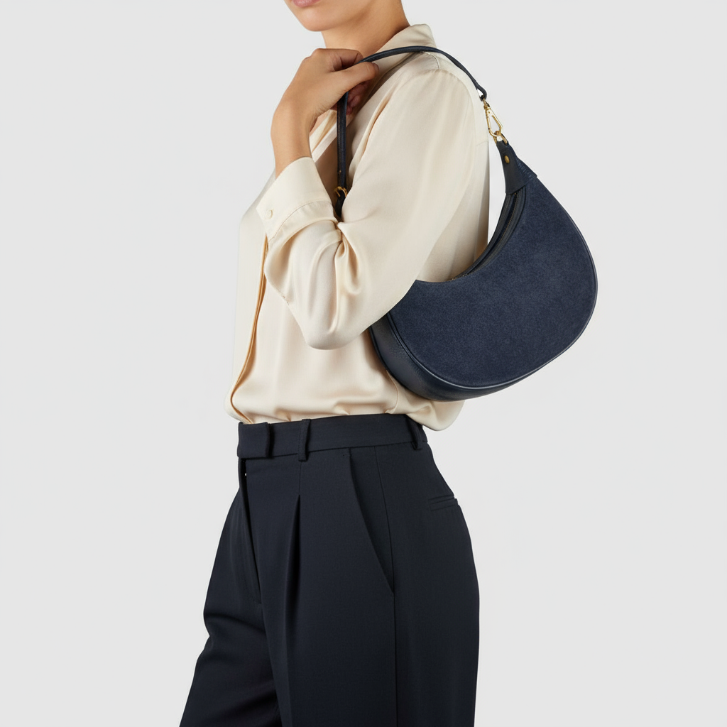 Italian Genuine Suede Shoulder Bag 222024 TAKEASY