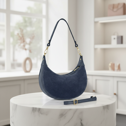 Italian Genuine Suede Shoulder Bag 222024 TAKEASY