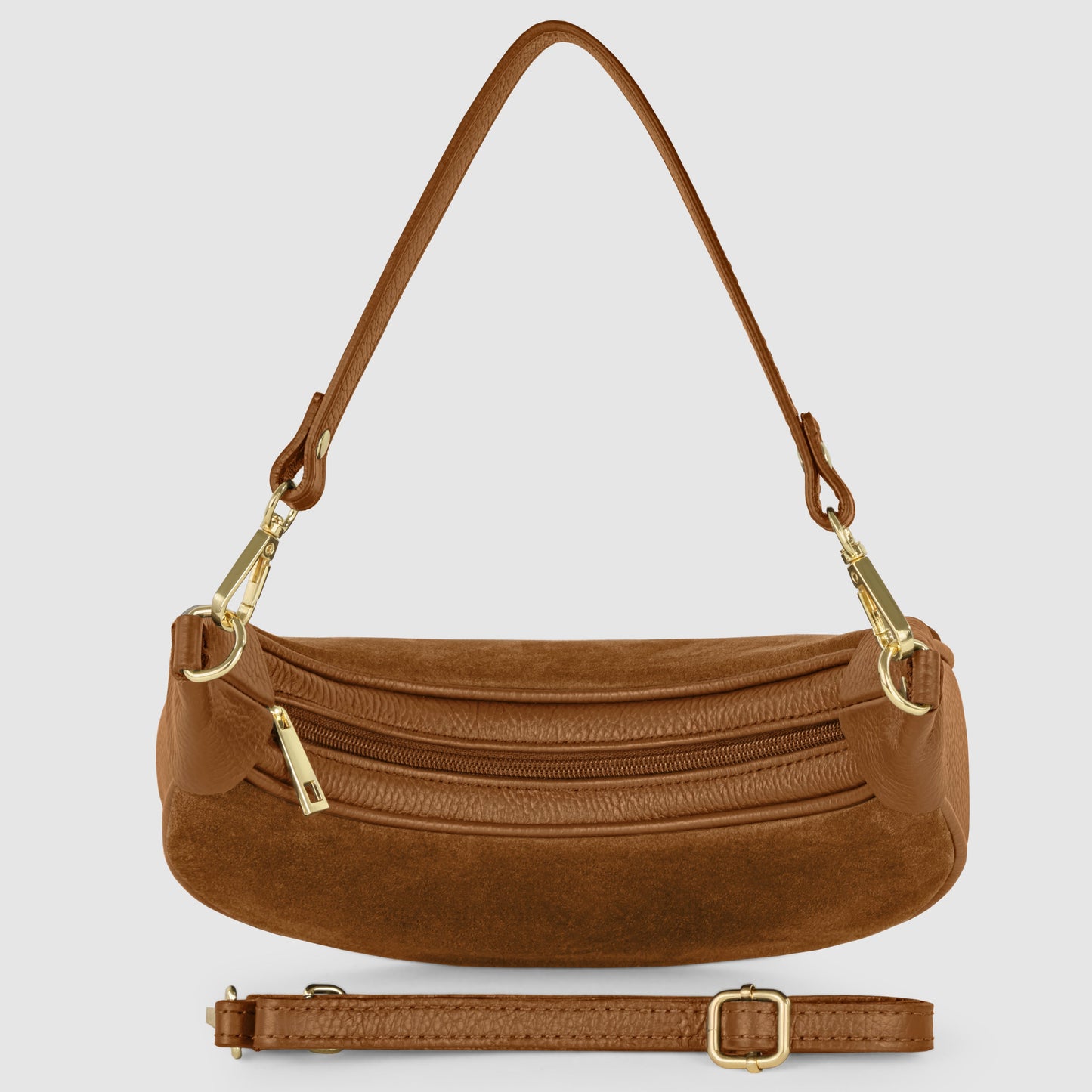 Italian Genuine Suede Shoulder Bag 222024 TAKEASY