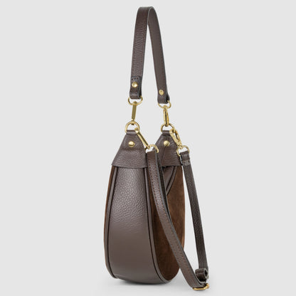 Italian Genuine Suede Shoulder Bag 222024 TAKEASY