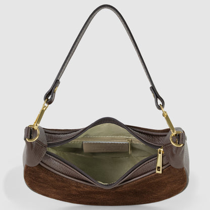 Italian Genuine Suede Shoulder Bag 222024 TAKEASY