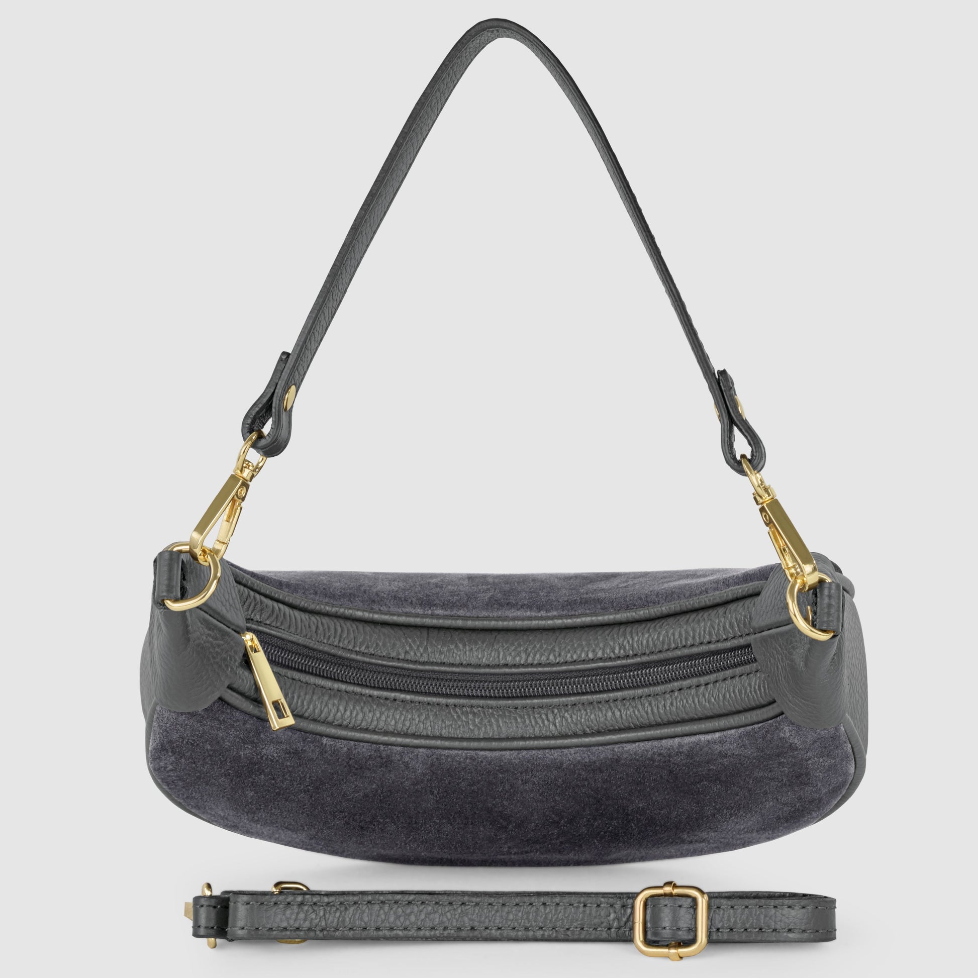 Italian Genuine Suede Shoulder Bag 222024 TAKEASY