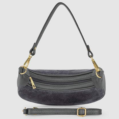 Italian Genuine Suede Shoulder Bag 222024 TAKEASY