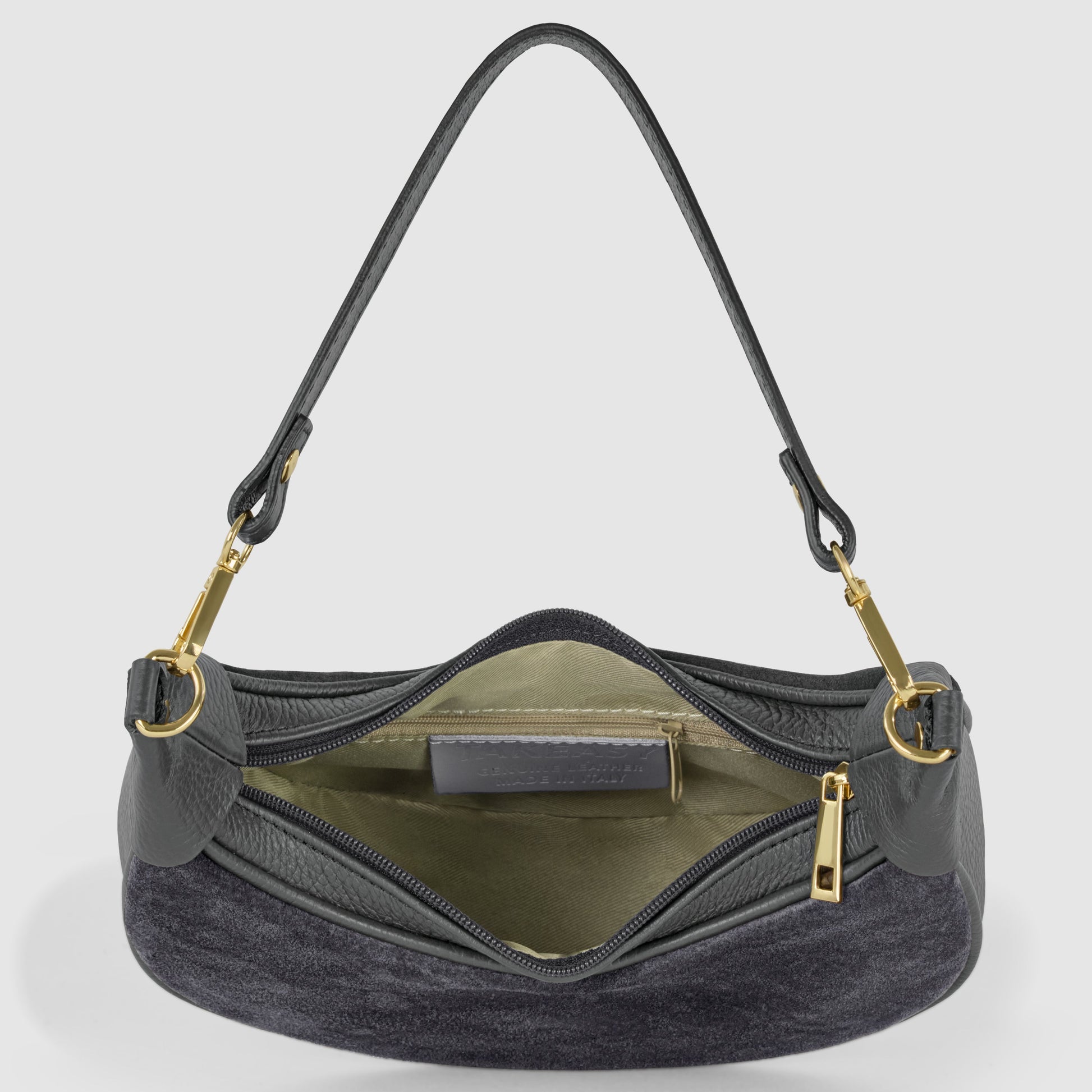 Italian Genuine Suede Shoulder Bag 222024 TAKEASY