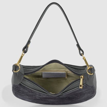 Italian Genuine Suede Shoulder Bag 222024 TAKEASY