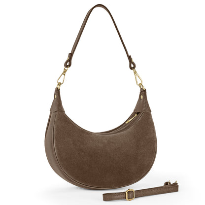 Italian Genuine Suede Shoulder Bag 222024 TAKEASY
