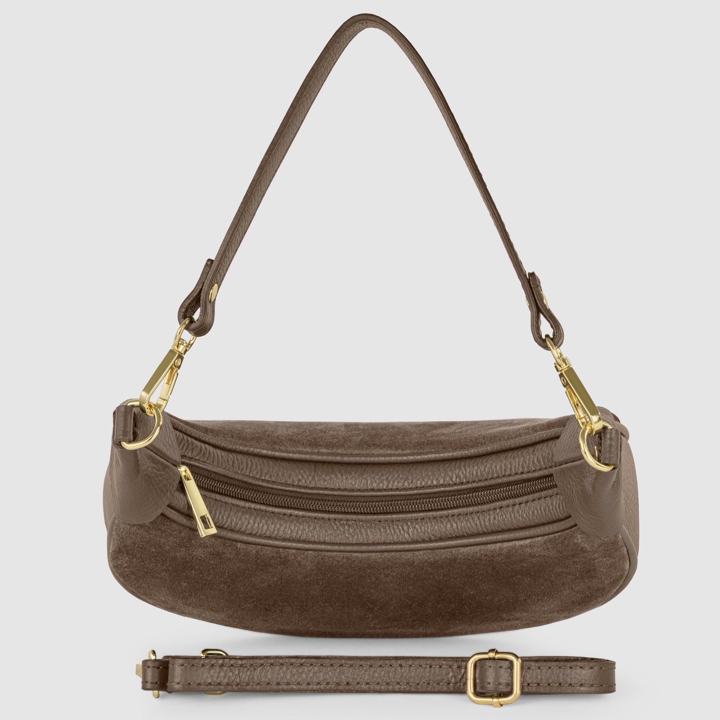 Italian Genuine Suede Shoulder Bag 222024 TAKEASY